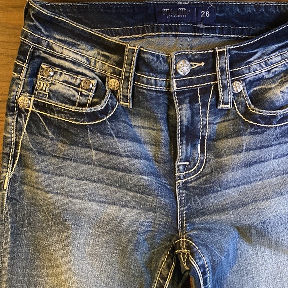 Miss Me Women’s Mid Rise Capri Skinny Jeans. New - Picture 3 of 7